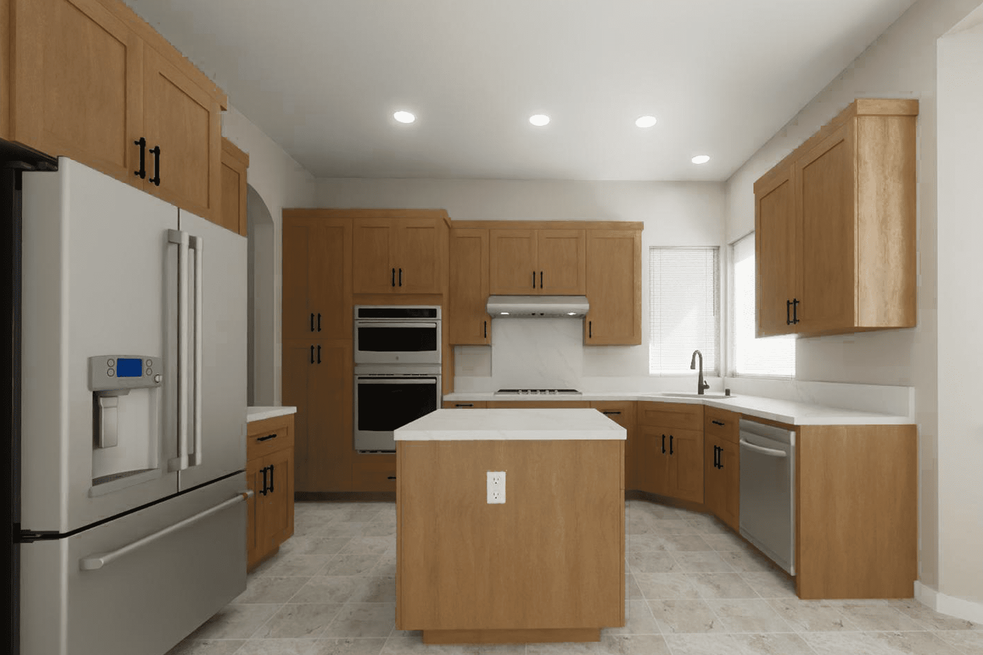 Rossle Homes After Kitchen Remodel - 3D Design